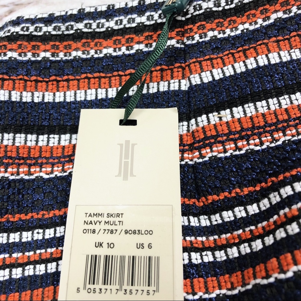 Hobbs Tammi Striped Skirt - Picture 5 of 6
